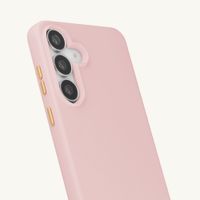 Selencia Coque arrière Rivièra avec MagSafe avec crochets amovibles Samsung Galaxy S25 FE - Sorbet Pink