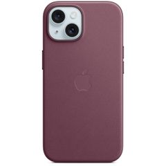 Apple Coque FineWoven MagSafe Apple iPhone 15 - Mulberry