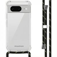 imoshion Coque arrière transparente avec cordon Google Pixel 8 - Noir & Doré