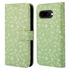 imoshion Étui de télephone portefeuille Design Google Pixel 9A - Green Flowers