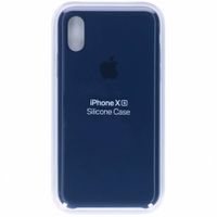 Apple Coque en silicone Apple iPhone X / Xs - Midnight Blue