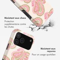 Selencia Coque arrière Vivid avec MagSafe Apple iPhone 17 Pro - Paisley Blush