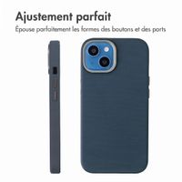 Accezz Coque arrière Mesh avec MagSafe Apple iPhone 14 / 13 - Bleu foncé