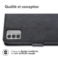 imoshion Étui de télephone portefeuille de luxe Nokia G42 - Noir