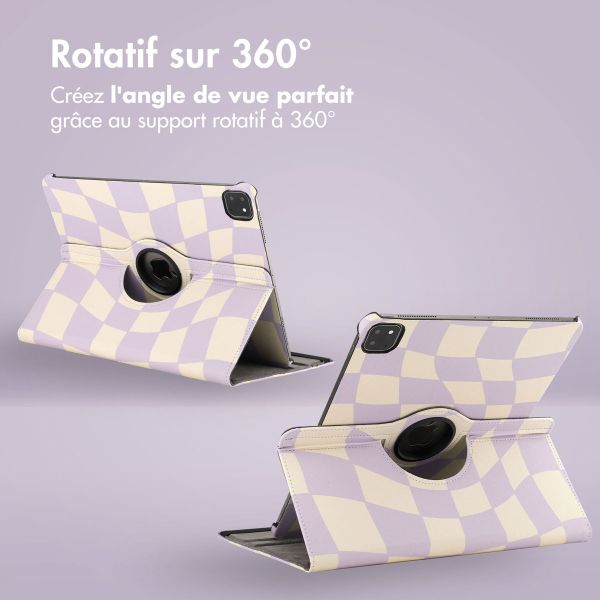 imoshion Coque tablette Design rotatif à 360° Apple iPad Pro 13 (2025) M5 / (2024) M4 - Dancing Cubes