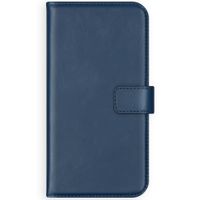 Selencia Étui portefeuille en cuir véritable Samsung Galaxy A42 - Bleu