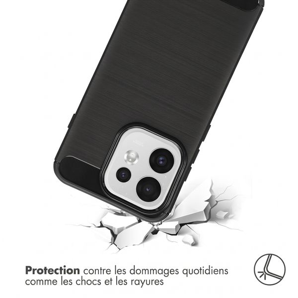 imoshion Coque Brushed Oppo Reno 16 / 16 Pro - Noir