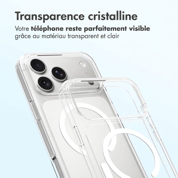 Accezz Coque arrière Xtreme Impact avec MagSafe Apple iPhone 18 Pro Max / 17 Pro Max - Transparent