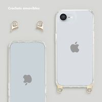 Selencia Coque arrière avec crochets amovibles Apple iPhone 17e / 16e - Transparent
