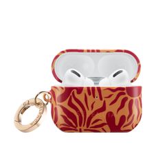 Selencia Coque Vivid  Apple AirPods Pro 2 - Tropical Vibes Apricot