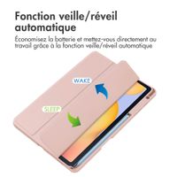 imoshion Coque tablette rigide Trifold Samsung Galaxy Tab S6 Lite (2020/2022/2024)  - Rose