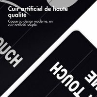 imoshion Coque tablette Design Trifold Samsung Galaxy Tab A11 / A9 8.7 pouces - Don't touch