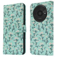 imoshion Étui de télephone portefeuille Design Xiaomi Redmi A3 - Blue Flowers
