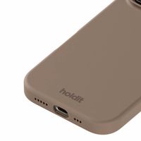 Holdit Coque Silicone Apple iPhone 16 Pro Max - Mocha Brown