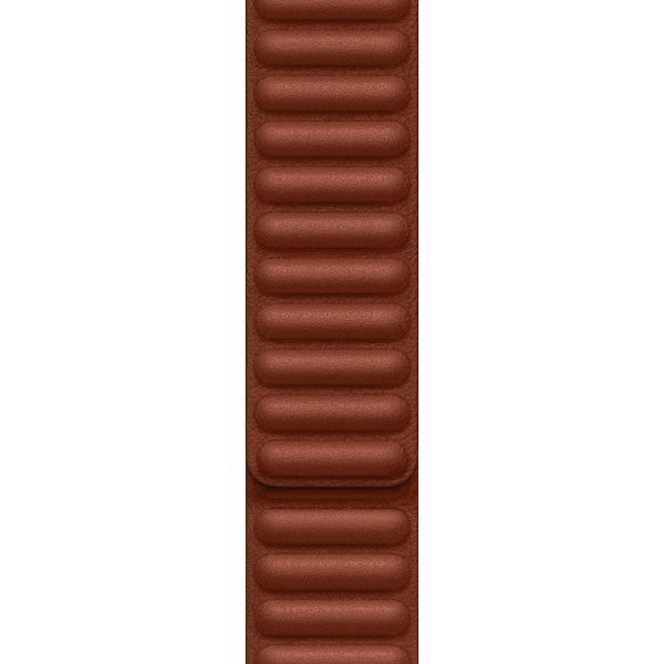 Apple Bracelet Leather Link Apple Watch | 44/45/46/49 mm - Taille M/L - Umber