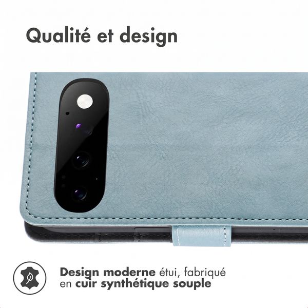 imoshion Étui de télephone portefeuille de luxe Google Pixel 11 - Bleu clair
