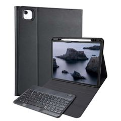 Accezz Étui de tablette Bluetooth Clavier Apple iPad Air 13 pouces (2026) M4 / (2025) M3 / (2024) M2 - QWERTY / NL - Noir