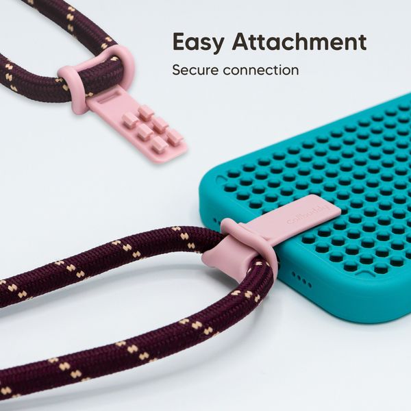Callbuddy Lanyard - Cordon pour téléphone - Burgundy Pink