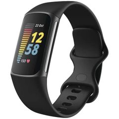 imoshion Bracelet sport en silicone Fitbit Charge 5 / 6 - Taille L - Noir
