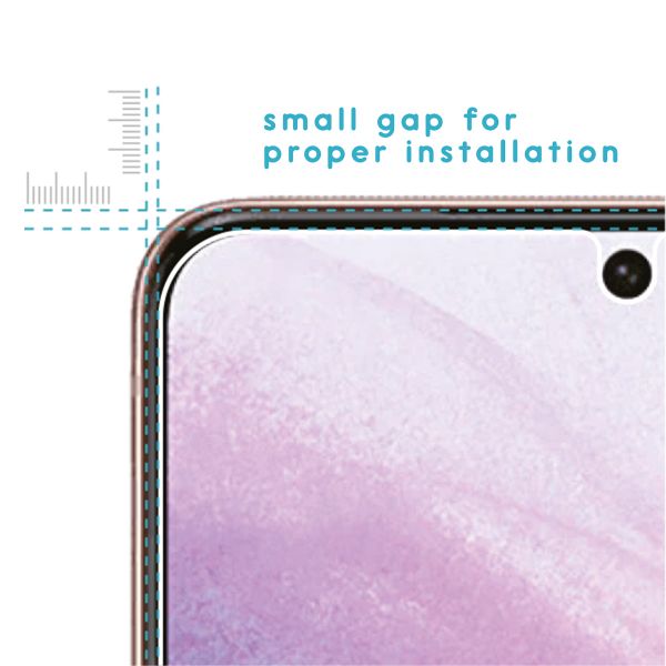 imoshion Protection d'écran en verre trempé 2 pack Samsung Galaxy S21 Plus