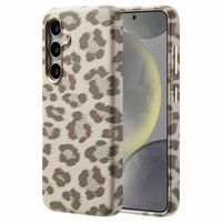 Selencia Coque Sabi imprimé panthère avec MagSafe Samsung Galaxy S24 - Soft Ivory