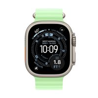 Apple Bracelet Ocean Apple Watch | 44/45/46/49 mm - Neon / Green Natural Titanium