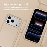 imoshion Coque arrière Color avec cordon amovible et MagSafe Apple iPhone 17 Pro - Nude
