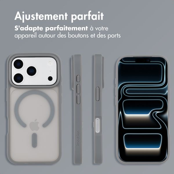 imoshion Coque Color Guard avec MagSafe Apple iPhone 17 Pro Max - Gris