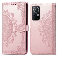 imoshion Etui de télephone Mandala Xiaomi 12 / 12X - Rose Doré