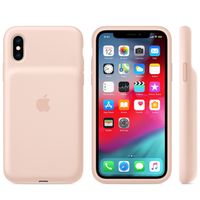 Apple Coque Smart Battery Apple iPhone Xs / X - Pink Sand
