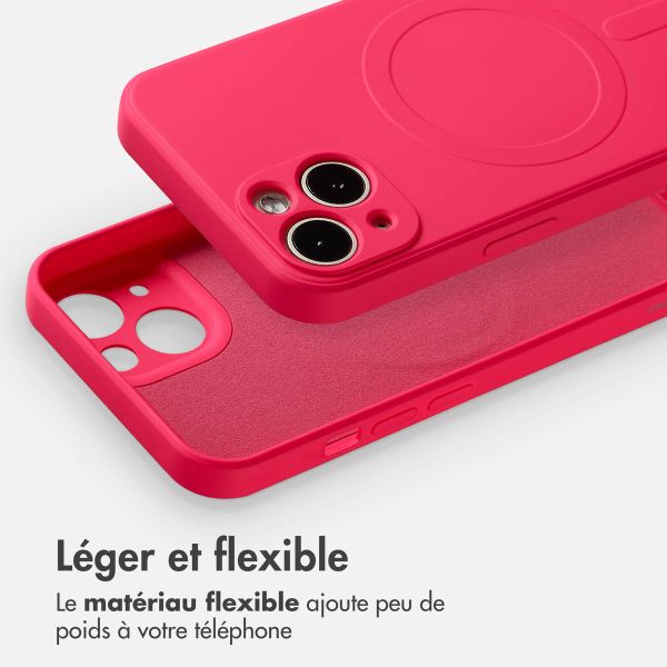 imoshion Coque Couleur avec MagSafe Apple iPhone 13 - Neon Pink