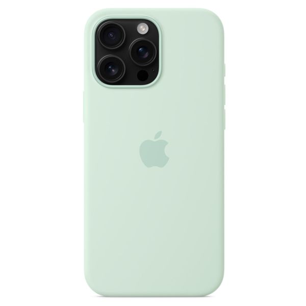 Apple Coque en silicone MagSafe Apple iPhone 16 Pro Max - Aquamarine