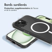 imoshion Coque arrière de protection avec MagSafe Apple iPhone 15 Plus - Transparent