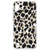 Coque Design Samsung Galaxy A10 - Panther Black/Gold