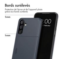 imoshion Coque arrière avec porte-cartes Samsung Galaxy A27 (5G) - Bleu foncé