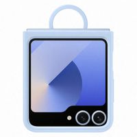 Samsung Original Coque en silicone Ring Samsung Galaxy Z Flip 6 / Flip 7 FE - Blue