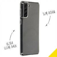 Accezz Coque Clear Samsung Galaxy S21 Plus - Transparent