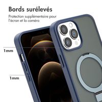 Accezz Coque Ring Stand avec MagSafe Apple iPhone 13 Pro Max - Bleu