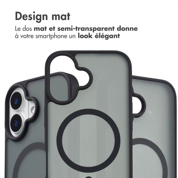 imoshion Coque Color Guard avec MagSafe Apple iPhone 16 - Noir