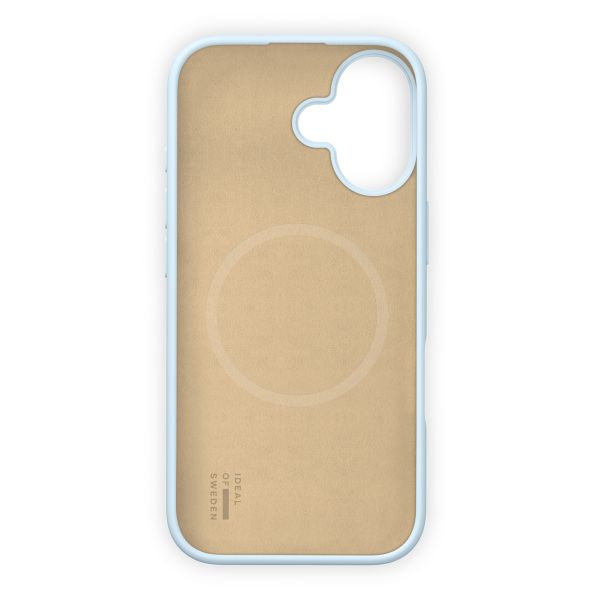 iDeal of Sweden Coque en silicone avec MagSafe Apple iPhone 17 - Light Blue