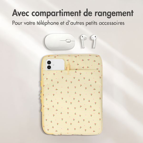 imoshion Pochette ordinateur Design 13-14 pouces - Garden Stripes