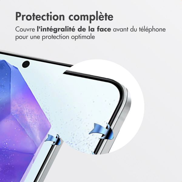 Accezz Protecteur d'écran en verre trempé + Applicateur Samsung Galaxy A55
