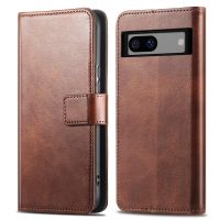 imoshion Étui de télephone portefeuille de luxe Google Pixel 7a - Marron foncé