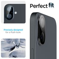 Spigen Optik Lens Protector - Protection complète de la caméra (lot de 2) Apple iPhone 16 / 16 Plus - Black