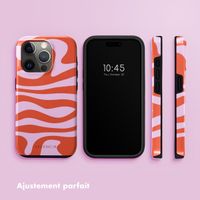 Selencia Coque arrière Vivid Apple iPhone 15 Pro - Dream Swirl Pink