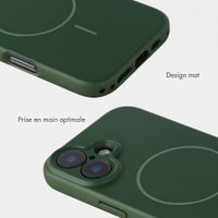Accezz Coque Grip avec MagSafe Apple iPhone 17 - Vert foncé