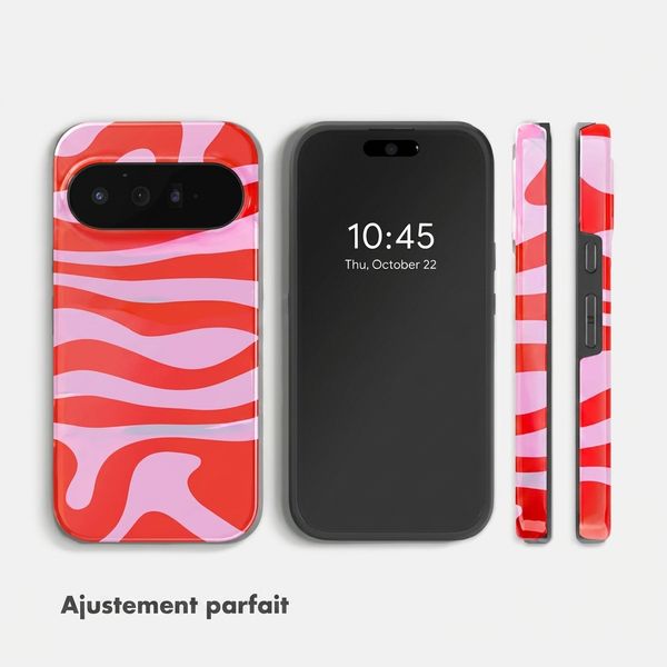 Selencia Coque arrière Vivid avec MagSafe Google Pixel 11 Pro - Dream Swirl Pink