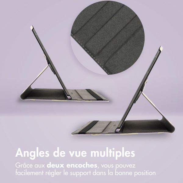 imoshion Coque tablette Design rotatif à 360° Samsung Galaxy Tab A9 Plus - Dancing Cubes