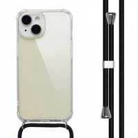 imoshion Coque arrière transparente avec cordon Apple iPhone 15 - Noir
