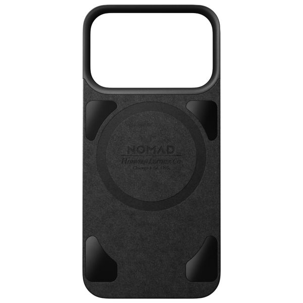 Nomad Magnetic Leather Backside Apple iPhone 18 Pro / 17 Pro - Black
